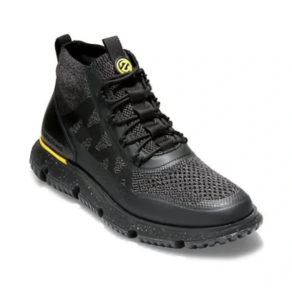 New Cole Haan 4.Zerogrand Stitchlite Waterproof Shoes Boots Chukka Black Sz 9 - Picture 2 of 8